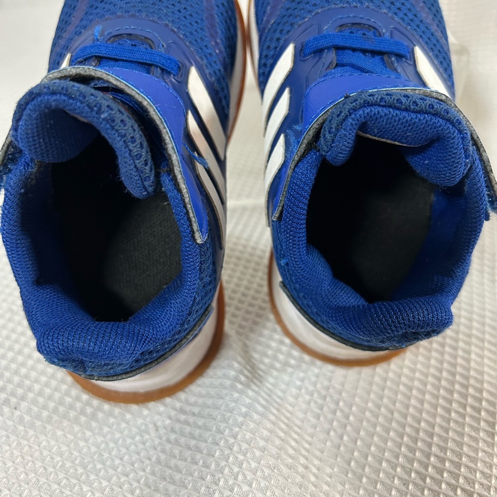 Adidas toddler blue sneakers - Picture 5 of 8
